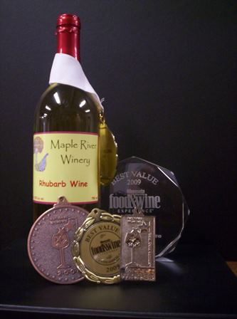 rhubarb wine awards